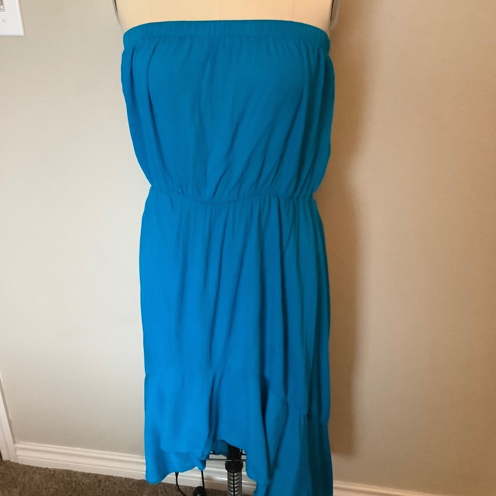 Strapless high low